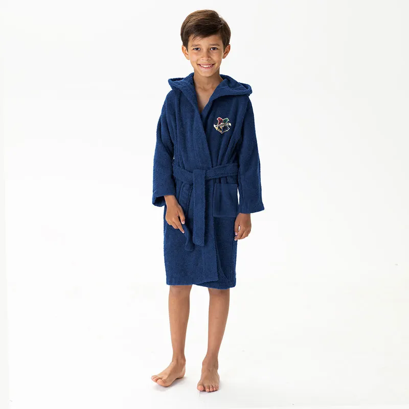 Peignoir Harry Potter Bleu-4