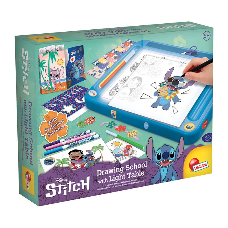 École de dessin avec table lumineuse Stitch - 5+-0