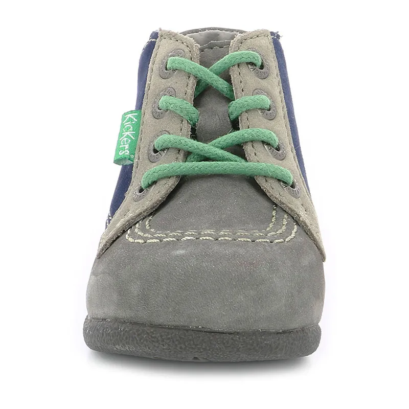 Bottillons Babystan - Gris/Vert/Gris-2