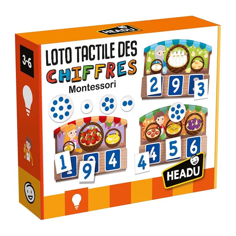Loto Tactile des Chiffres 43pcs - 36m+-0