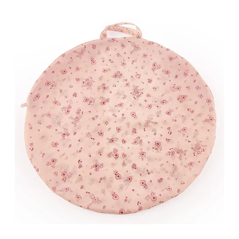 Tente de plage Pop Up Vintage Flowers Rose - 130x130x108cm-3