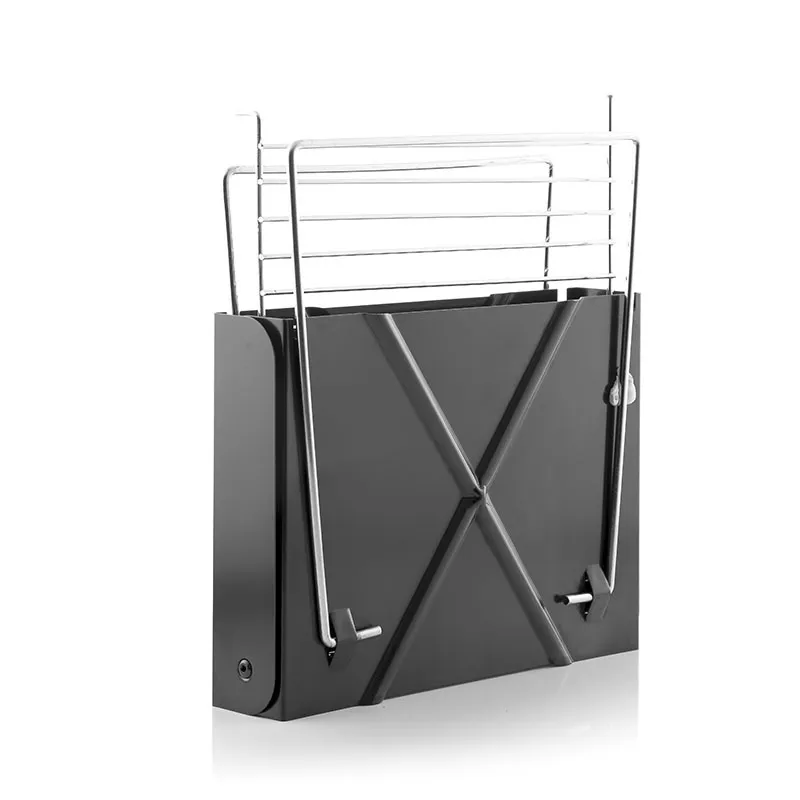 Mini-barbecue à charbon pliable - 31x28x30cm-2