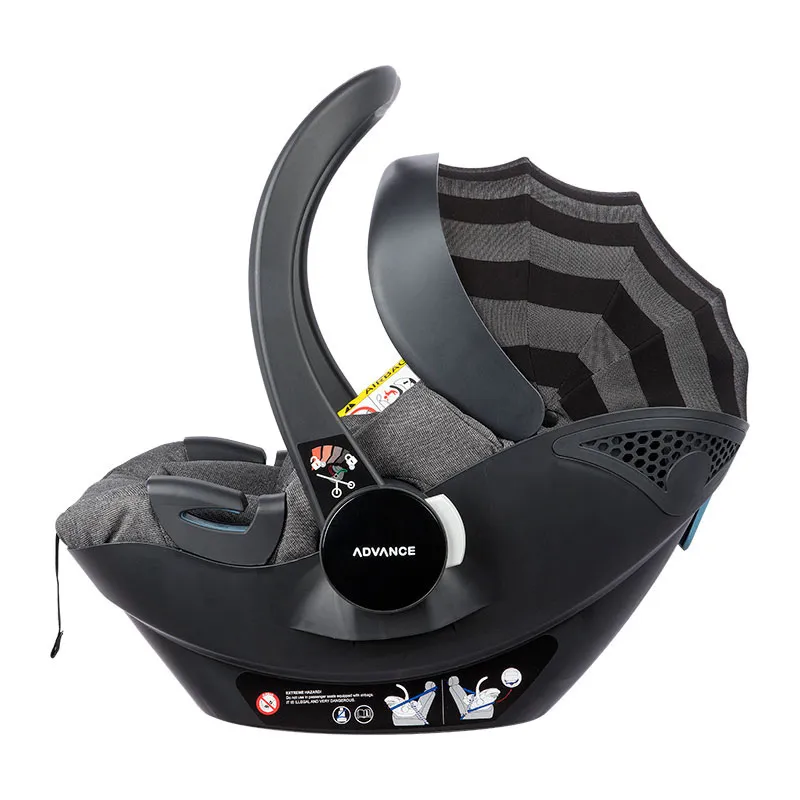 Poussette 4en1 - Coque  I-Size + Base I-Leo Noir - 0m+-11