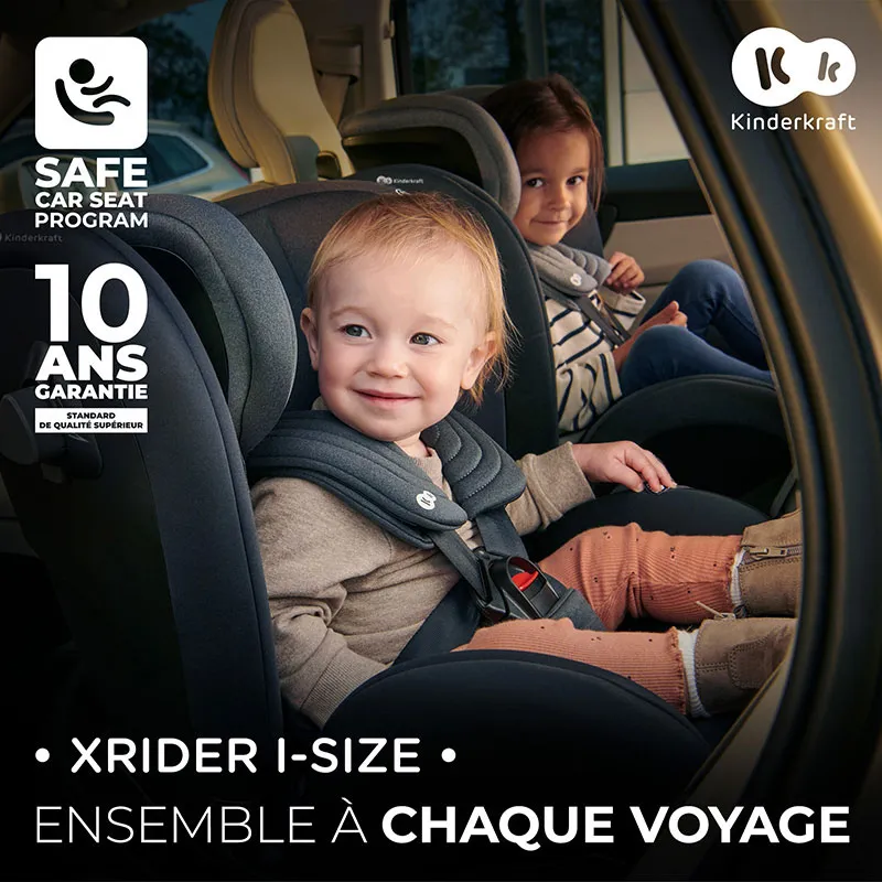 Siège-auto XRIDER i-Size/Isofix 40-125cm - Grey-12