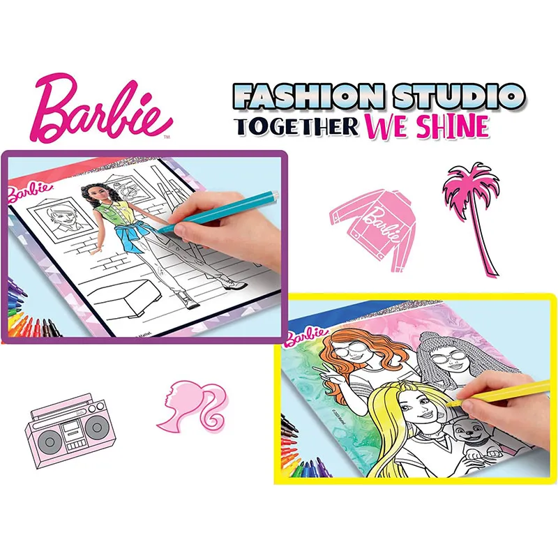 Carnet Barbie studio de mode - 5+-3