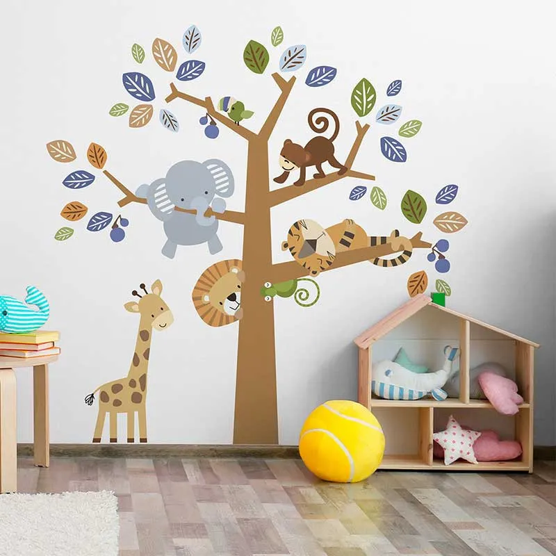 Stickers - Animaux de la jungle joueurs-0