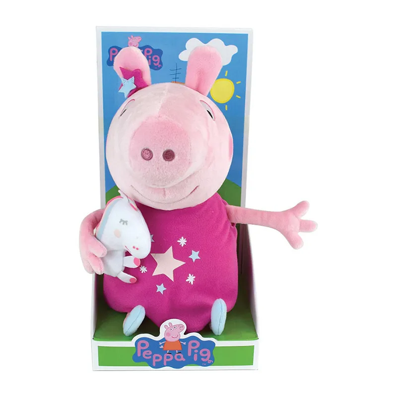 Peluche avec doudou 30cm Peppa Pig - 12m+-2
