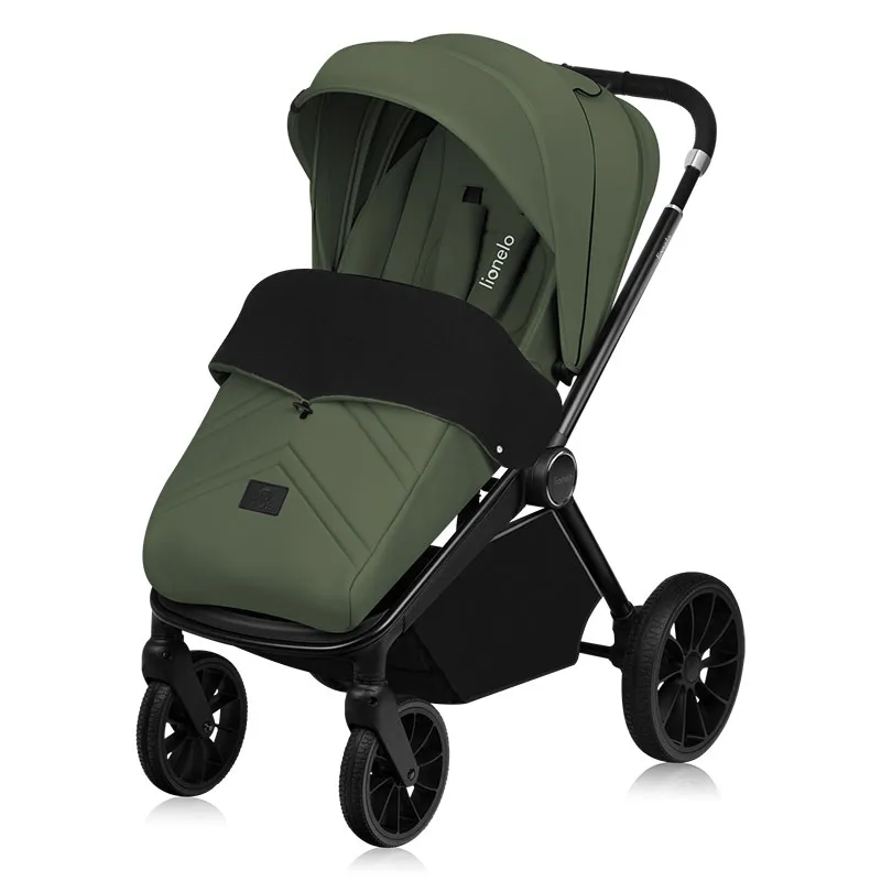 Duo Poussette Mika Plus + Nacelle Green Olive - 0m+-18
