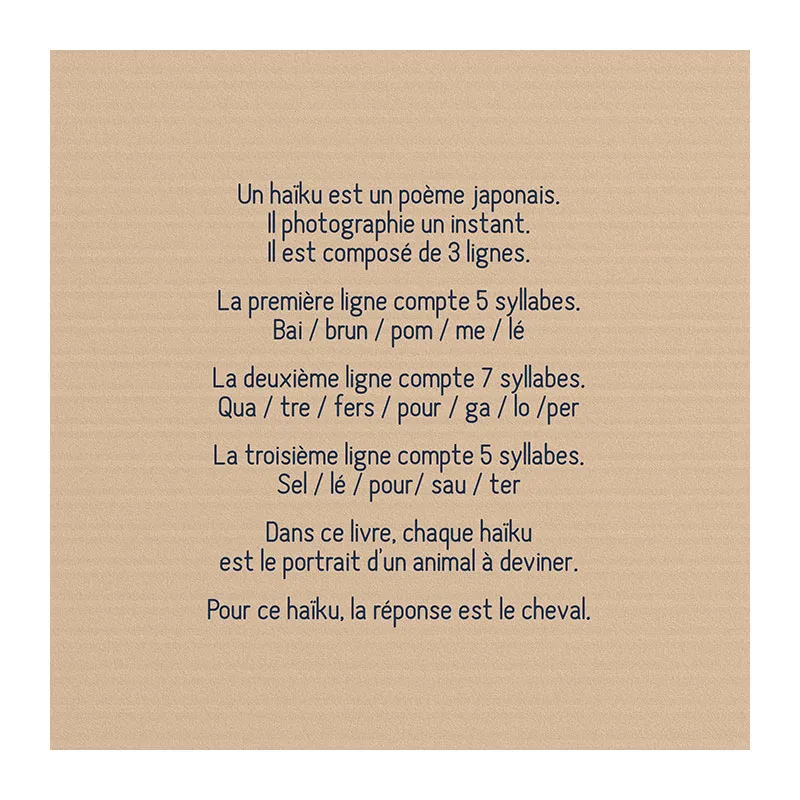 Haikus des animaux - 4-7 ans-2