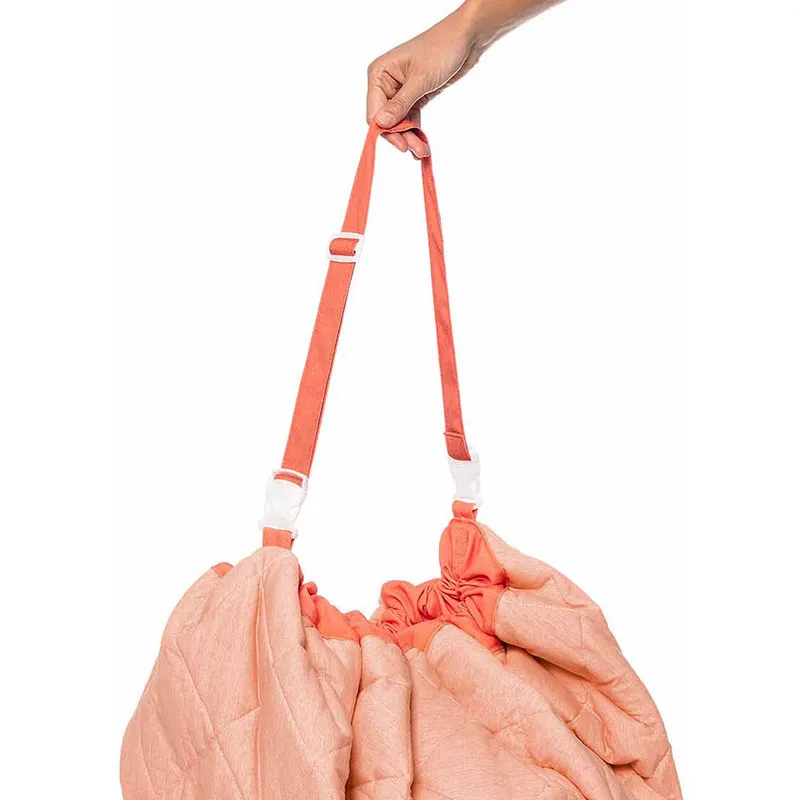 Sac à jouets/Tapis d'éveil 3en1 Animaux - ø120cm-5