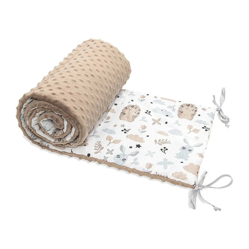 Tour de lit Friendly Lapins & Hiboux - 30x180cm-0