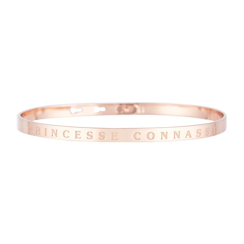 Jonc Princesse connasse - Laiton Rosé-0
