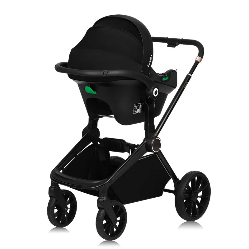 Trio Poussette Mika Plus + Nacelle + Siège-Auto Beige Sand - 0m+-3