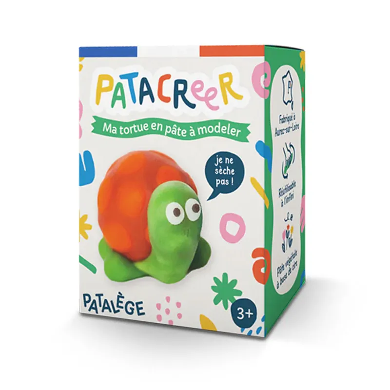 Kit Ma Tortue en Pâte à Modeler Patalege - 13m+-0