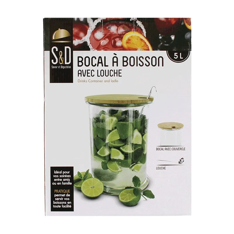 Bocal à Boisson & Louche de service - 5L-3