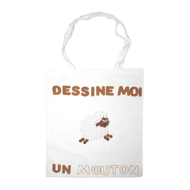 Sacs coton à décorer Blanc 37x42cm 12pcs - 3+-6