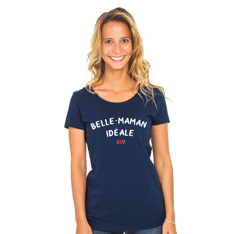 T-shirt Belle-Maman idéale - Navy-0