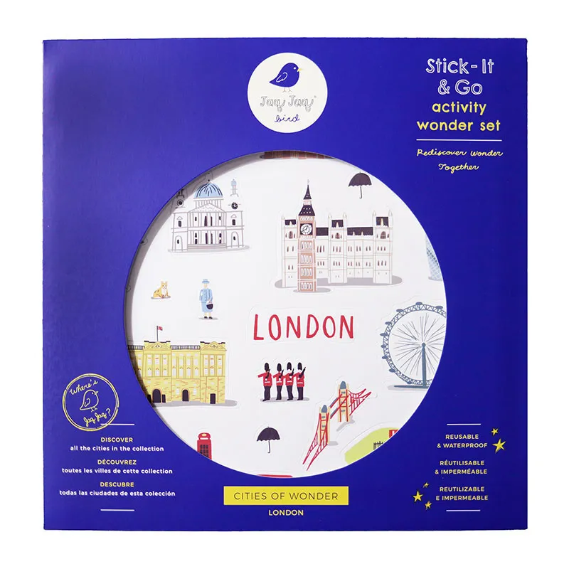3 planches Stickers éducatifs + Plan - Londres - SOLDES - JOUETS - 3EME DéMARQUE-1