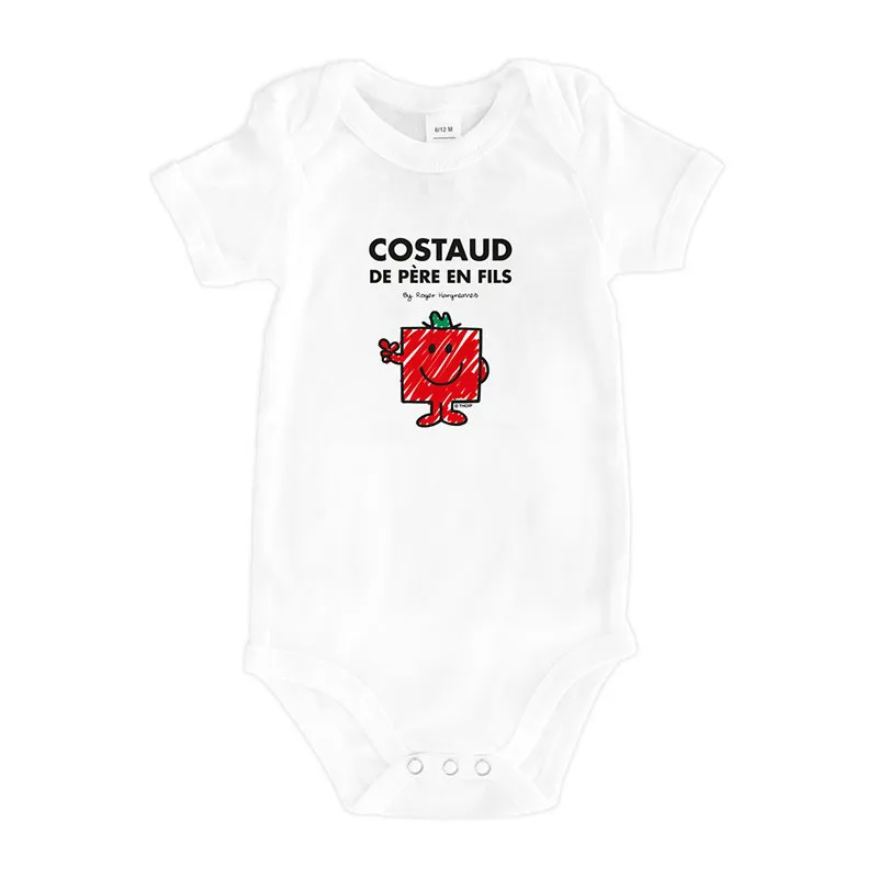 Body Costaud de père en fils - Blanc-0
