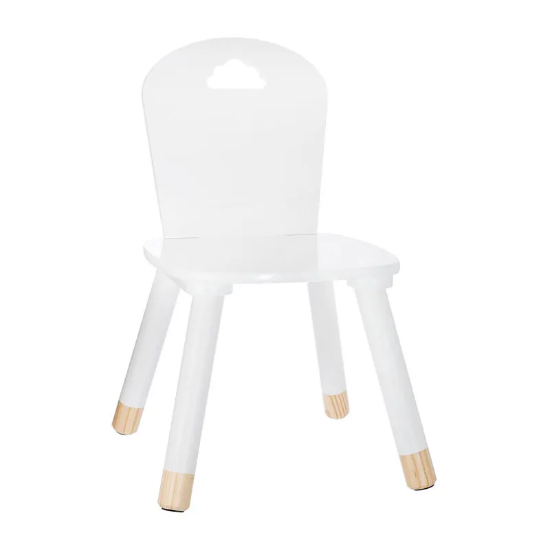 Chaise Douceur Bois Blanc - 32x50cm-0