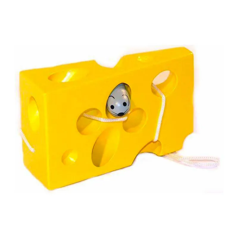 Jeu de laçage fromage et souris - 36m+-0