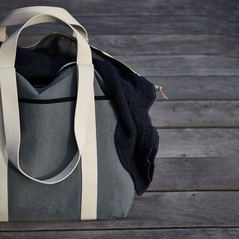 Sac week-end Coton BIO Guy Bag - Deep Forest-1