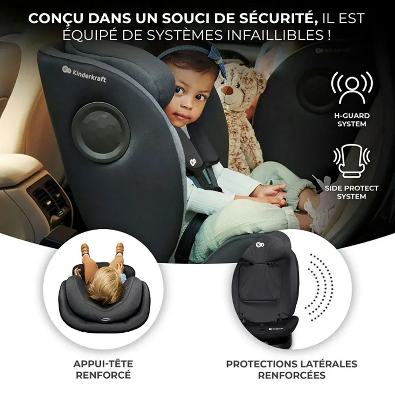 Siège-auto pivotant I-360 i-Size/Isofix 40-150 cm - Black-22