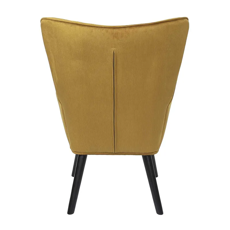 Fauteuil de salon Giulia Jaune - 68x76x96cm-4