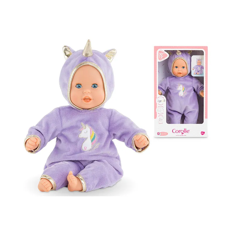 Poupon Bébé Calin Licorne 30cm - 18m+-9