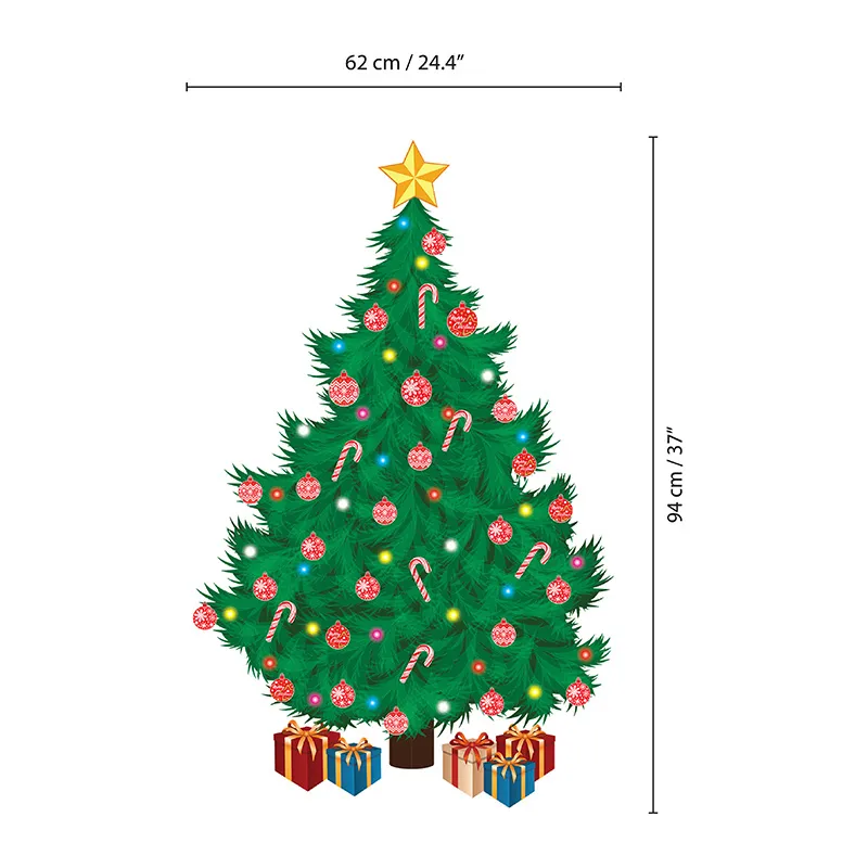 Stickers - Sapin de Noël traditionnel-4