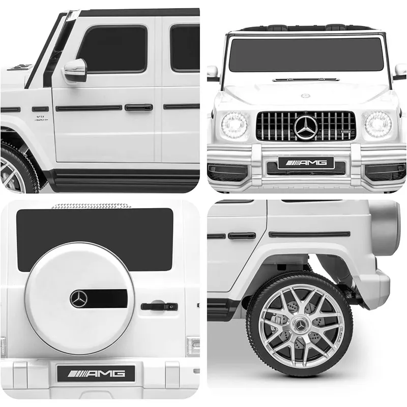 4x4 électrique Mercedes-Benz AMG63 Blanc - 36m+-4