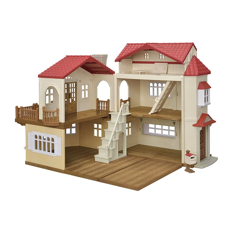 Grande maison éclairée & sa pièce secrète - 25pcs-1
