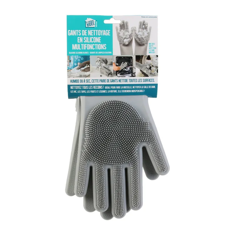 Gant de vaisselle silicone - 14,5x2x32cm-1