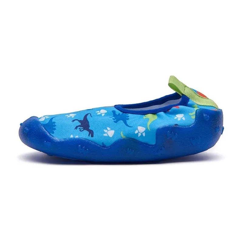 Chaussons de bain antidèr. Dinos - Bleu-3