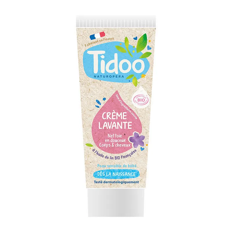 2 Crèmes lavantes nourrissantes à l'extrait de Lin Bio - 2x200ml-2