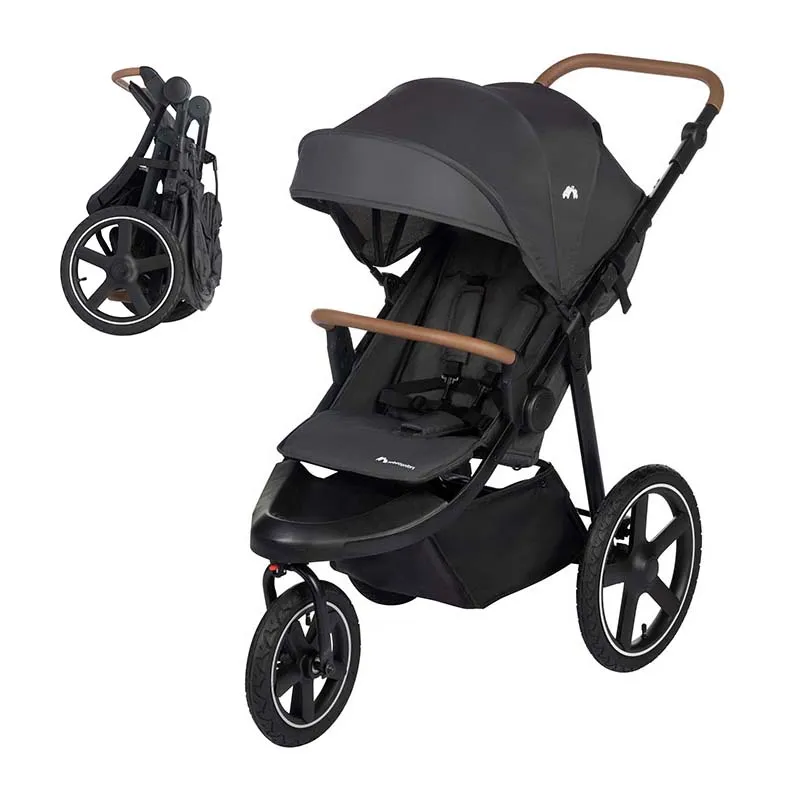 Poussette 3 Roues Cloudy Mineral Graphite - 0m+-0
