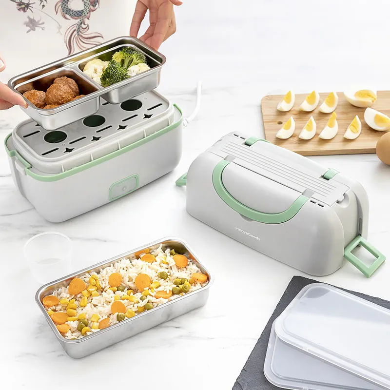 Lunch box élec. vapeur 3en1 + Recettes Beneam - 24x17,5x13cm-4