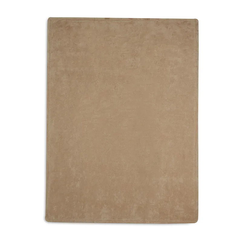 Couverture Lit Bébé Pure Knit Biscuit/Velours - 100x150cm-1