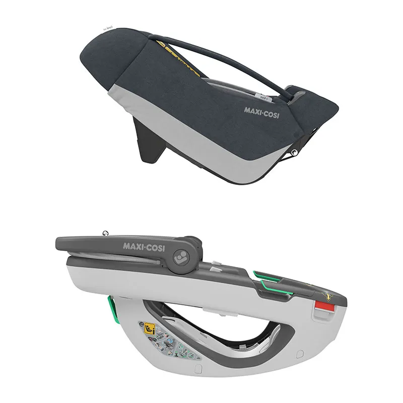 Duo Poussette Compacte Lara2 Essential Graphite + Cosi Coral 360 + Adaptateurs - 0m+-12