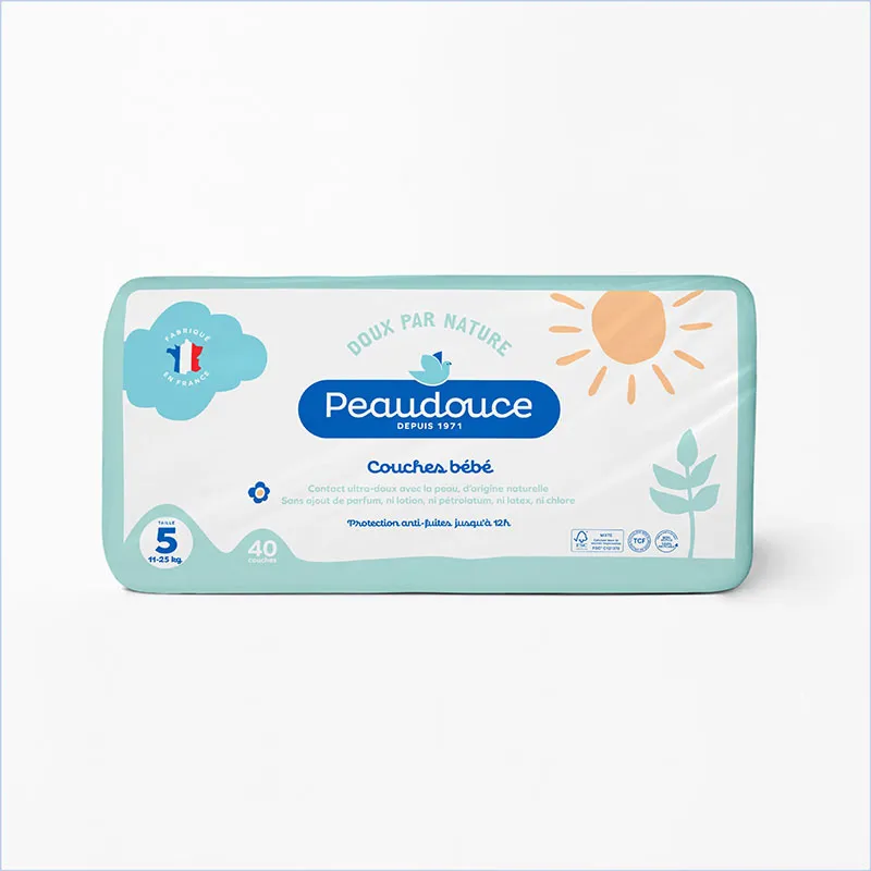 Couches Bébé Peaudouce T.5/11-25kg - 3x40-13