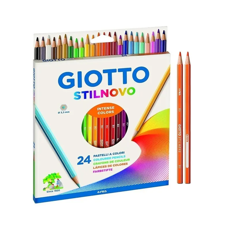 Crayons de couleur Stilnovo - 24pcs-0