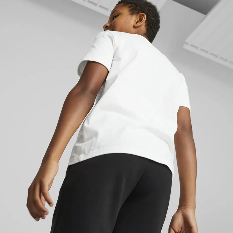 T-shirt Garçon Classic 48 Puma - Blanc-4
