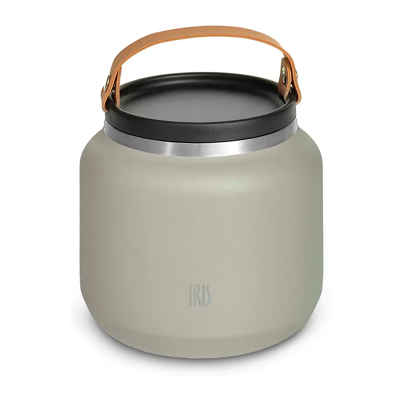 Lunchbox isotherme avec poignée Beige - 700ml-0