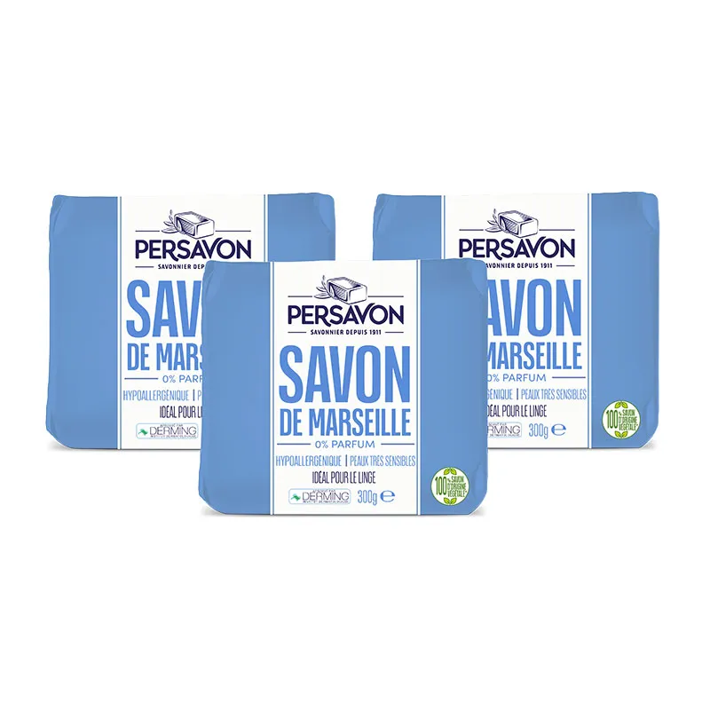 Savon de Marseille Hypoallergénique 0% - 3x300g-0