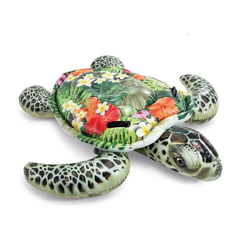 Bouée gonflable Tortue Aloha - 191x170cm-3