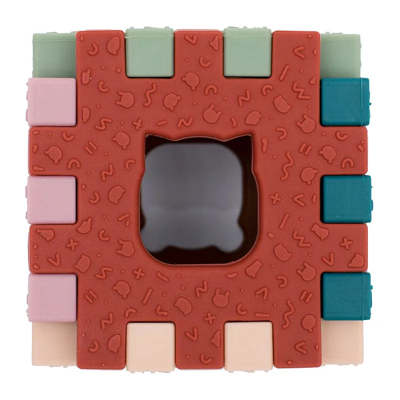 Cube/Puzzle Silicone Retro - 6m+-7