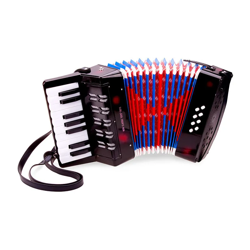 Accordéon Noir 17 touches - 36m+-1