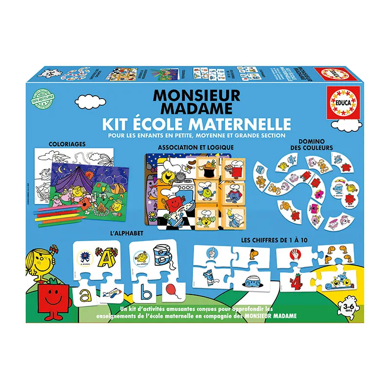 Kit École maternelle Monsieur Madame - 36m+-0