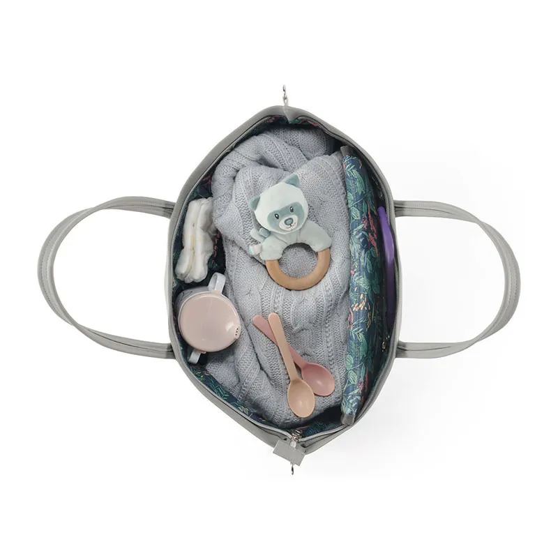 Sac pour poussette Treasurebag - Gris clair-1