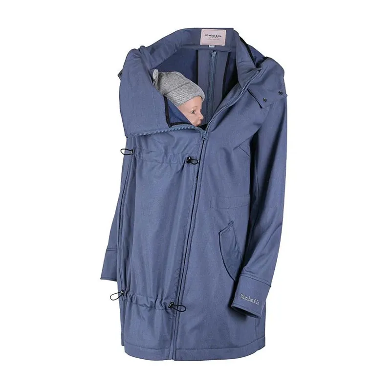 Manteau porte-bébé Wombat Shell - Light Blue-4